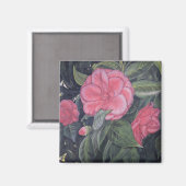 Purple Dawn Camellia Magnet (Recto/Verso)