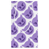 Purple Devil Emoji Klein Cadeauzakje (Achterkant)