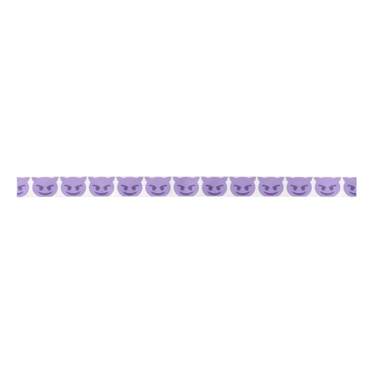 Purple Devil Emoji Lint (Voorkant)