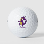 Purple Dragon Design Golfballen (Voorkant)
