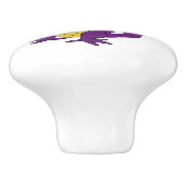 Purple Dragon Design Personalised Keramische Knop (Zijkant)