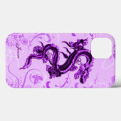 Purple Dragon Personnalisé iPhone 7 Coque (Verso (horizontal))