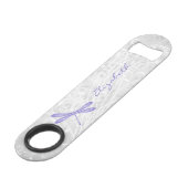 Purple Dragonfly Personnalisé Bottle Opener (Devant angulaire)