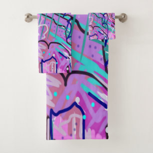Purple Dream Expressive Impression Abstraite