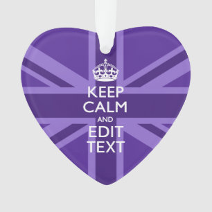 Purple Elegance Gardez Le Calme Votre Texte Union 