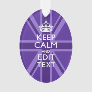 Purple Elegance Gardez Le Calme Votre Texte Union 