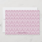 Purple Elegant Brunch de Pâques Invitation (Dos)