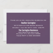 Purple Elegant Script Photo Invitation (Dos)