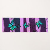 Purple Ephemera vibrant color art Yogamat (Achterkant (horizontaal))