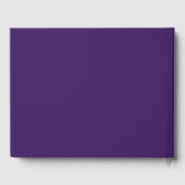 PURPLE ET OR MONOGRAM MINIMALISTE MARIAGE (Verso)