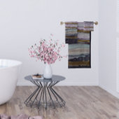 Purple et or rayé moderne