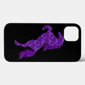 Purple Fire Unicorn iPhone 6 Coque (Verso (horizontal))