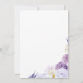 Purple Floral Baby Shower Invitations (Dos)