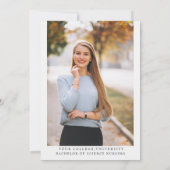 Purple Floral BSN Nursing Graduation Invitation |  (Dos)