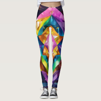 "Purple Floral Cherub Art Leggings : Elega intempo