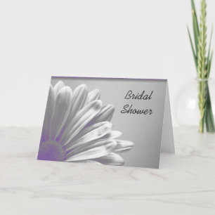 Purple Floral Faits saillants Invitation de douche