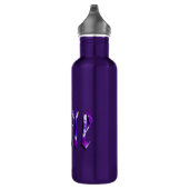 Purple Floral Jane Nom, Bouteille d'eau 710 ml (Droite)