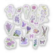 Purple Floral Sticker Pack (Devant)