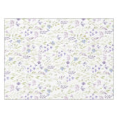Purple Floral Tablecloth Tafelkleed (Voorkant (Horizontaal))