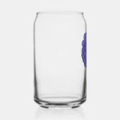 Purple Flower Blikvorm Glas (Rechts)