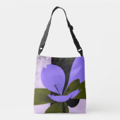Purple Flower Tote Bag – Modern Abstract Floral De (Dos)