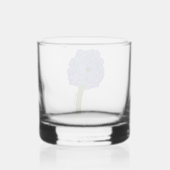 Purple Flower Whisky Glas (Achterkant)