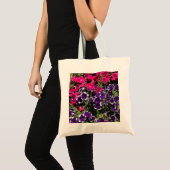 Purple Flowers Canvas tas - Botanische kunst (Voorkant (product))