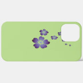 Purple Flowers Case-Mate iPhone Case (Achterkant / Rechts)