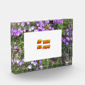 Purple Flowers Crocus Cust. Fotoblok (Links)