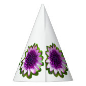 Purple Flowers Feesthoedjes (Achterkant)