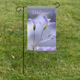 Purple Flowers Garden Flag Tuinvlag