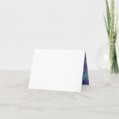 Purple Flowers Handbeschilderd Hartelijk dank (Achterkant)