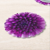 Purple Flowers Kartonnen Onderzetters (Gekanteld)