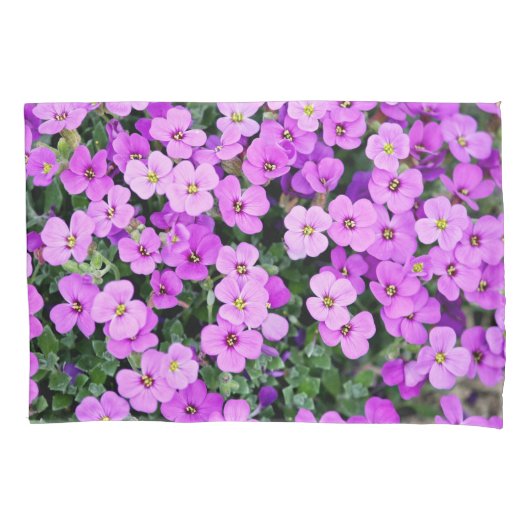 Purple Flowers Kussensloop (Voorkant)