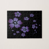 Purple Flowers Legpuzzel (Horizontaal)