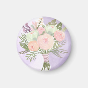 Purple Flowers Magneet