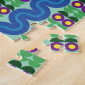 Purple Flowers - Puzzle Legpuzzel (Zijkant)