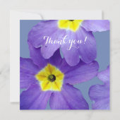 Purple Flowers Serez-vous ma carte fleurie (Dos)