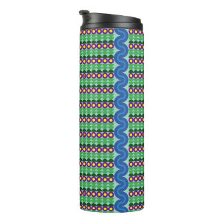 Purple Flowers - Thermal Tumbler Thermosbeker