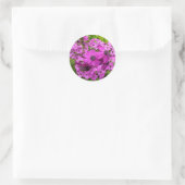 Purple Flowers uit San Francisco Ronde Sticker (Tas)
