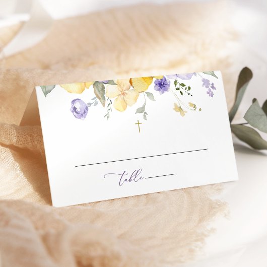 Purple Flowers, Yellow Flowers, Boho, Baptism