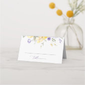 Purple Flowers, Yellow Flowers, Boho, Baptism (Voorkant)