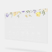 Purple Flowers, Yellow Flowers, Wedding Timeline (Angle)