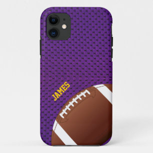 Purple Football Personnalisé iPhone 5 Coque