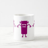 Purple Frankenstein Halloween Clip Art Café Mug (Centre)