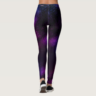 Purple Galaxy Ombre leggings marque Waveline