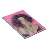 Purple girl notitieboek (Rechterzijde)
