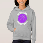 Purple Girls Basketball Team Custom Nom & Numéro (Devant)