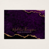 Purple Gold Agate Certificat cadeau d'entreprise (Devant)