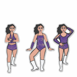 Purple Gold Dots #2 Sticker